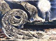 The Lovers' Whirlwind, Francesca da Rimini and Paolo Malatesta, William Blake